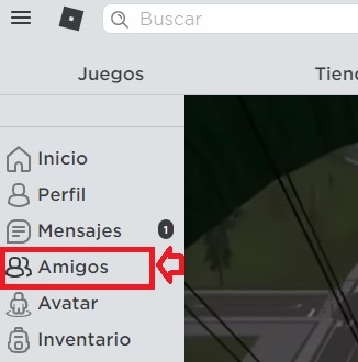 Añadir amigos en Roblox
