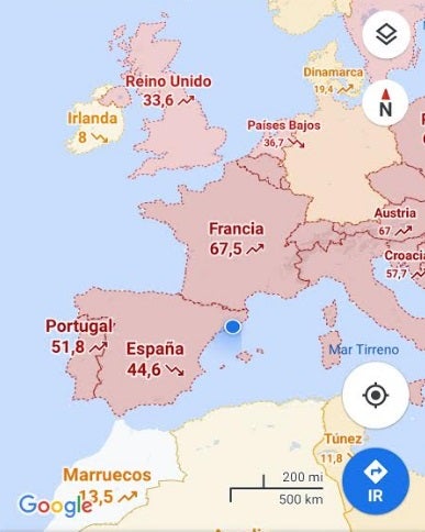 Datos de la COVID-19