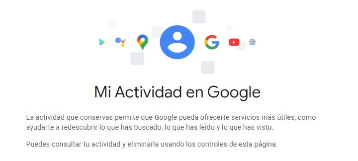 Mi Actividad en Google