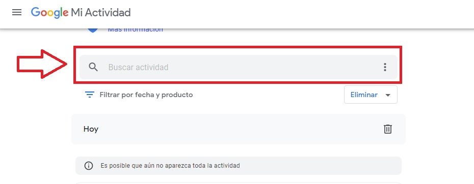 Google Mi Actividad