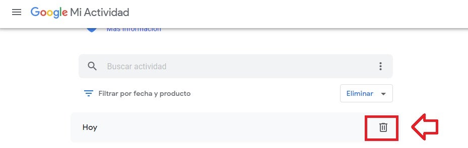 Google Mi Actividad