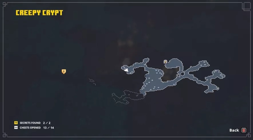 Mapa de nivel de Minecraft Dungeons