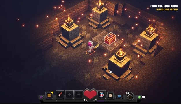 Tesoro en Minecraft Dungeons