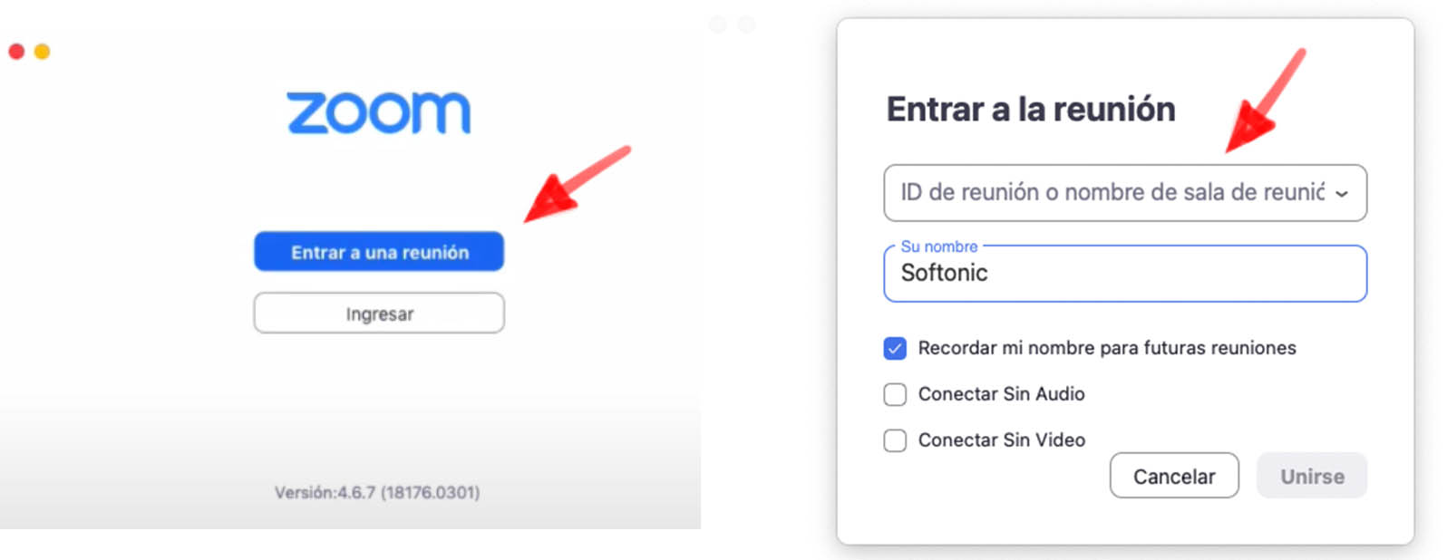 Cómo entrar a una reunión…