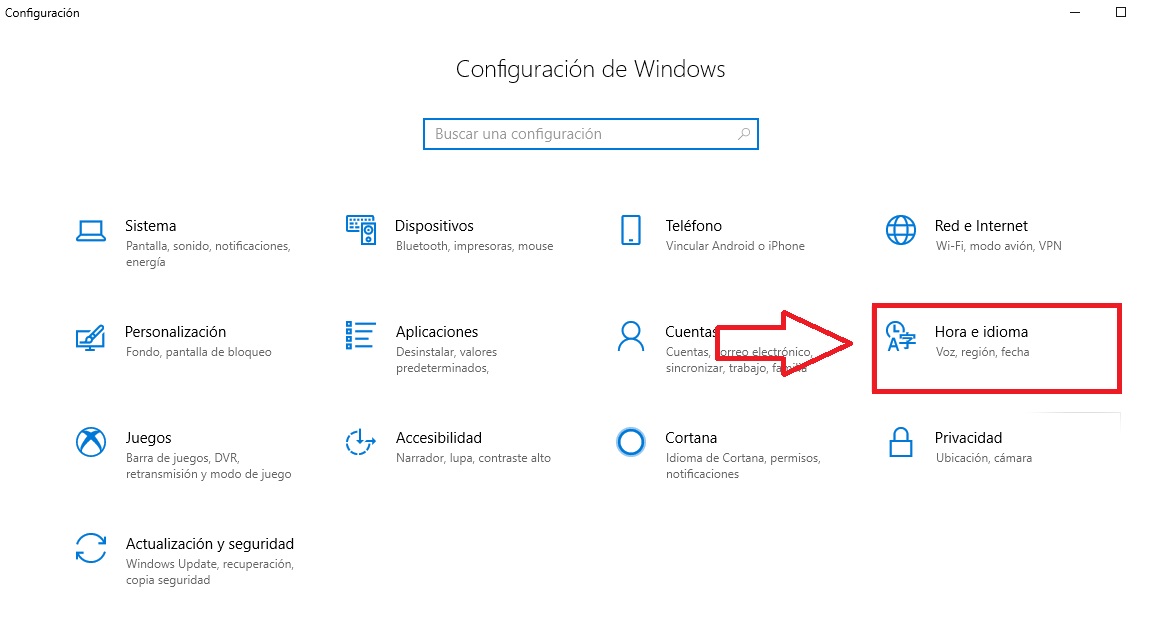 Cómo cambiar el idioma de Windows 10
