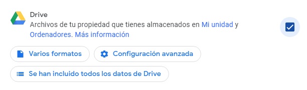 Google Drive: Cómo crear y descargar una copia de seguridad