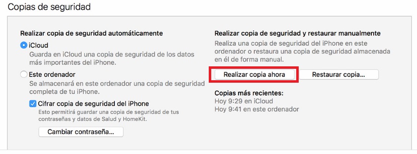 Cómo formatear y restaurar tu iPhone