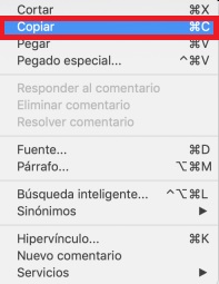 Cómo cortar, copiar y pegar en Mac