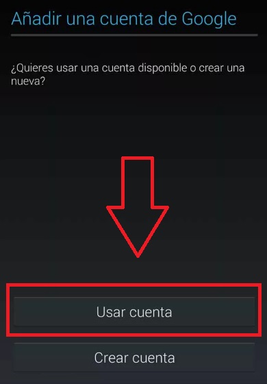 Añadir cuenta de Google