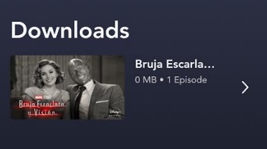Descargas de Disney Plus
