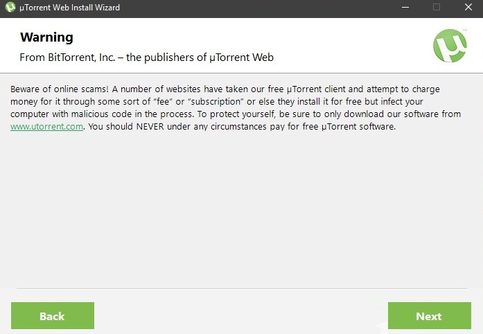 Instalar uTorrent Web