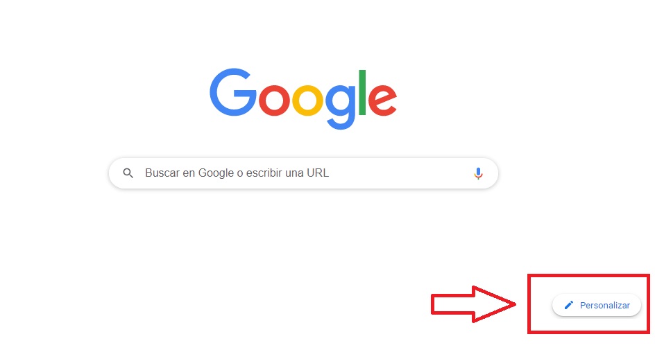 Personalizar el fondo de Chrome