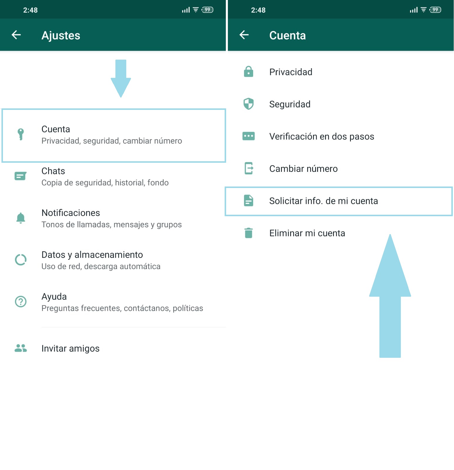 Cómo averiguar lo que WhatsApp sabe de ti