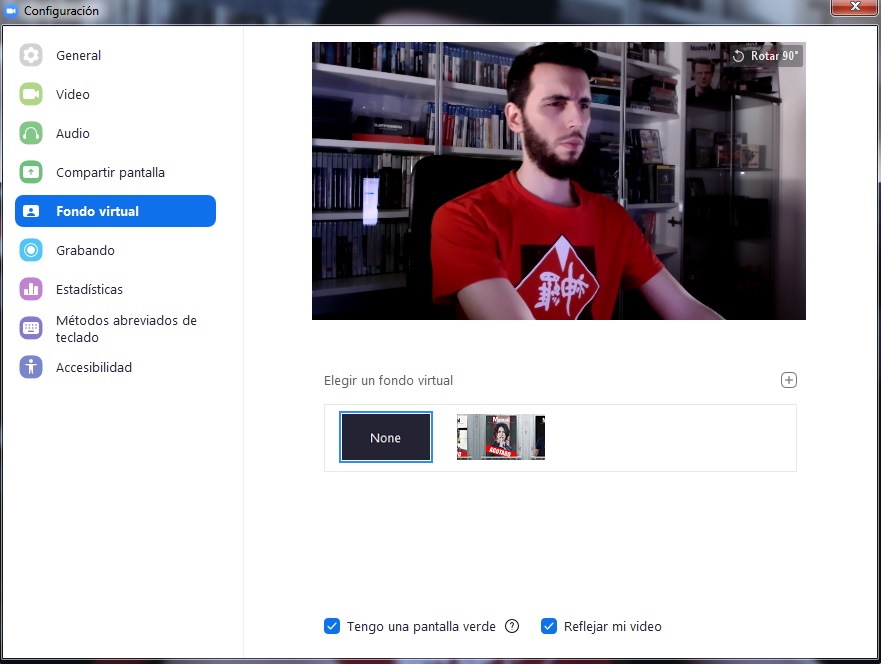Fondos virtuales de Zoom