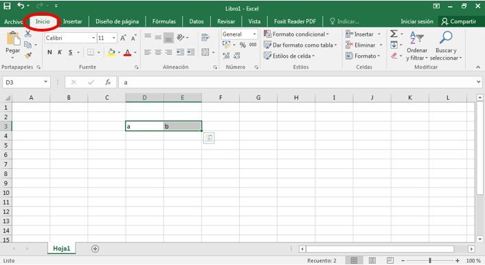 Cómo combinar celdas en Microsoft Excel