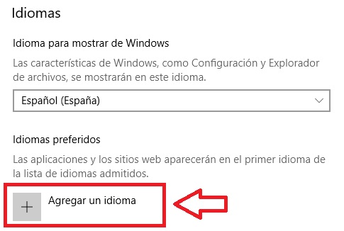 Cómo cambiar el idioma de Windows 10