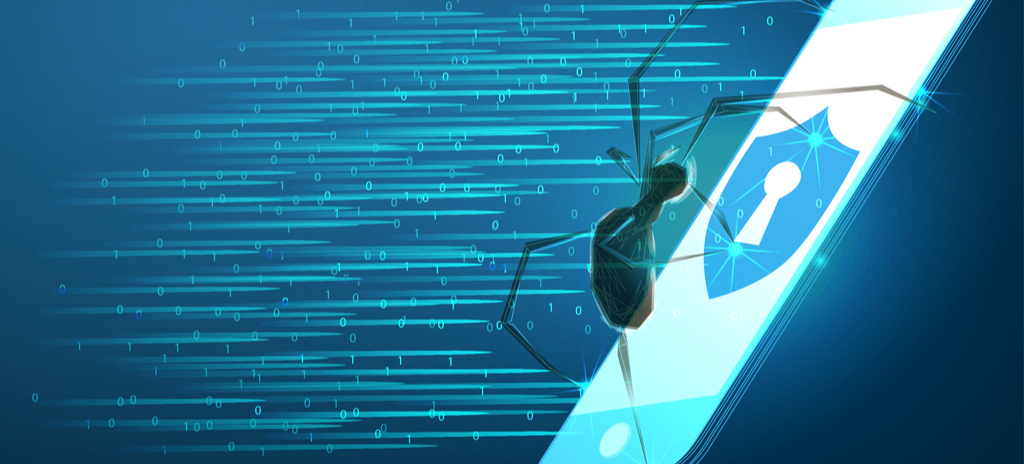 Malware atacando un móvil
