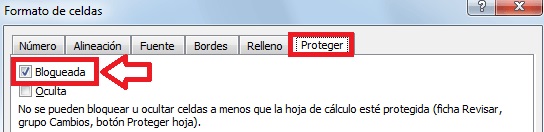Cómo bloquear celdas de Excel