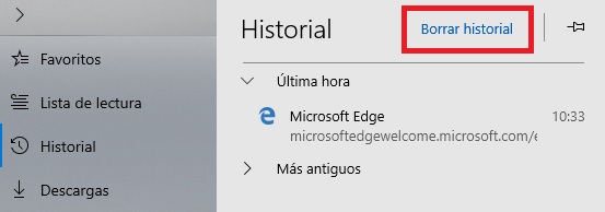 Cómo borrar tu historial de navegación