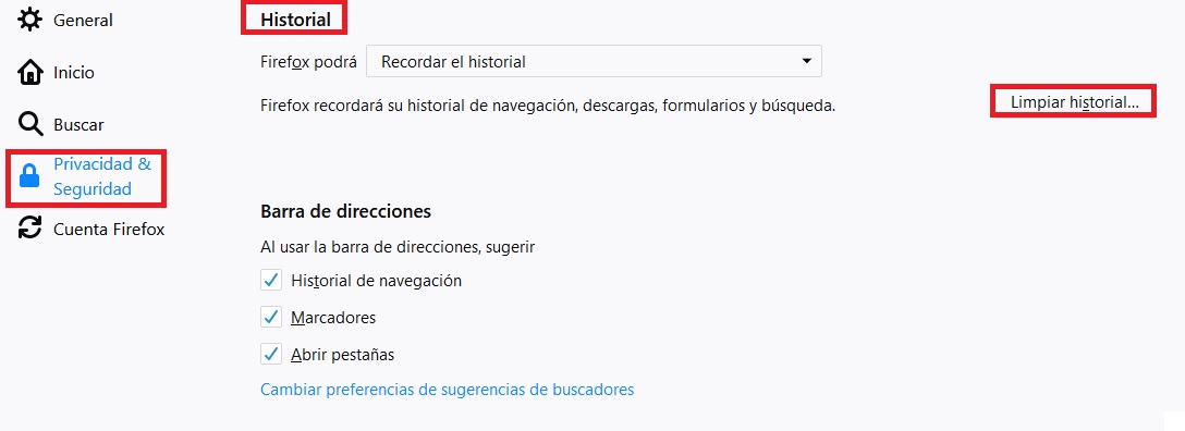 Cómo borrar tu historial de navegación