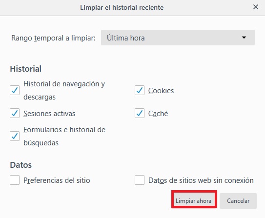 Cómo borrar tu historial de navegación