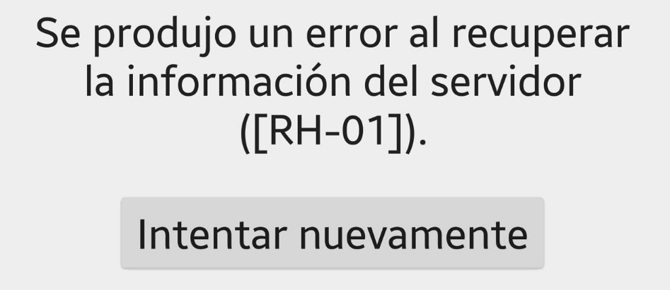 Error en el servidor de Google Play