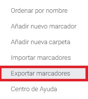 Cómo guardar los marcadores de Chrome