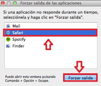 Cómo forzar la salida de una app en Mac OS
