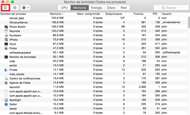 Cómo forzar la salida de una app en Mac OS
