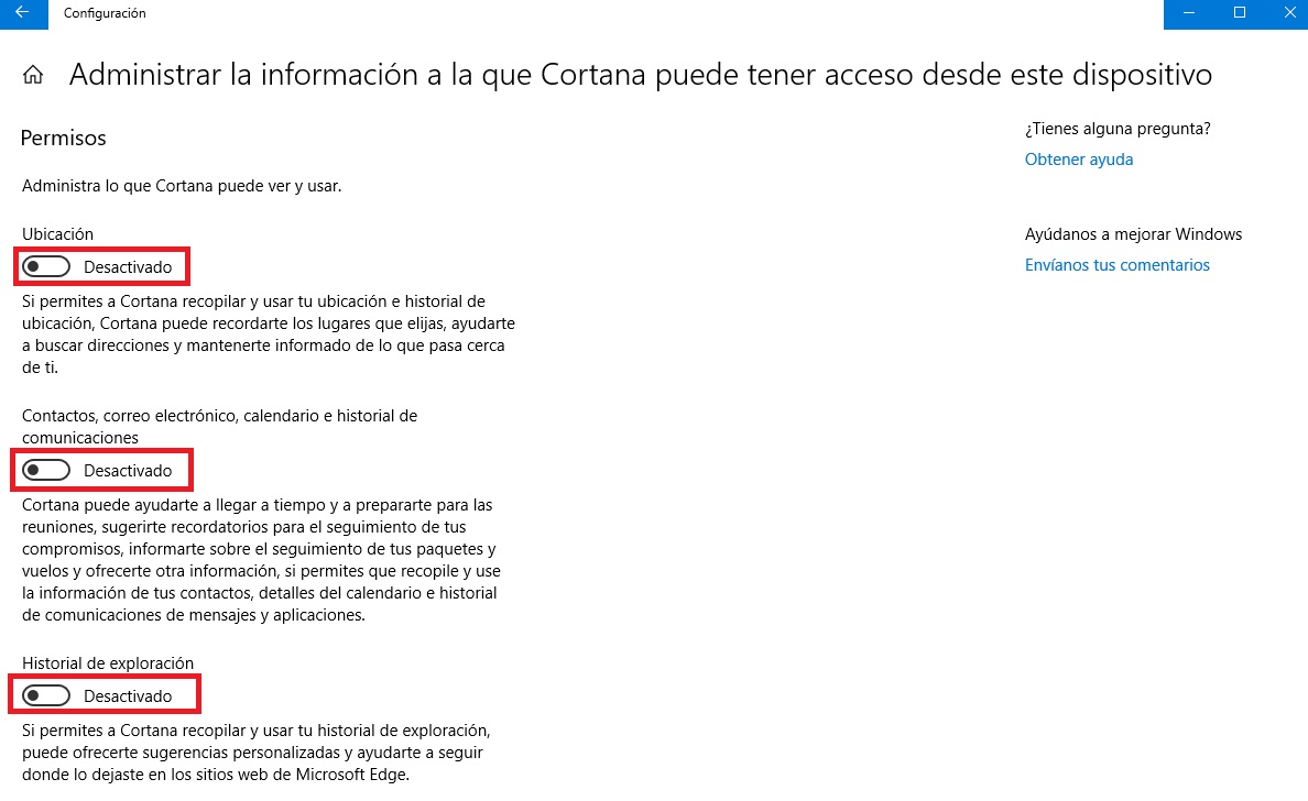 Windows 10: Cómo desactivar a Cortana