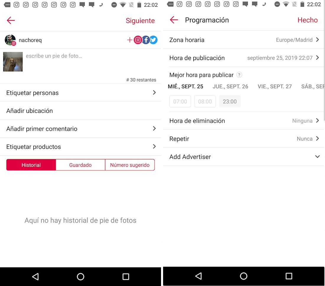 Cómo programar publicaciones en Instagram