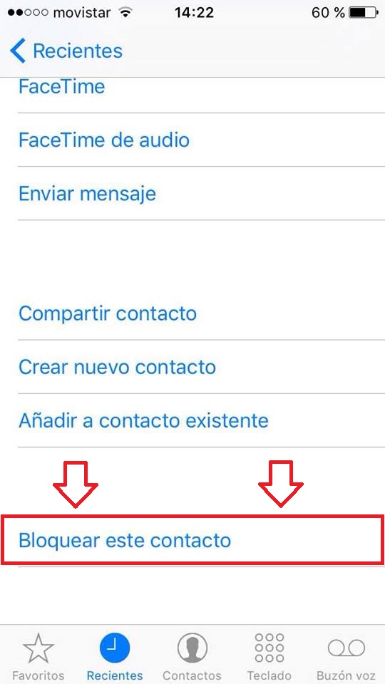 Cómo bloquear un número de teléfono con tu iPhone