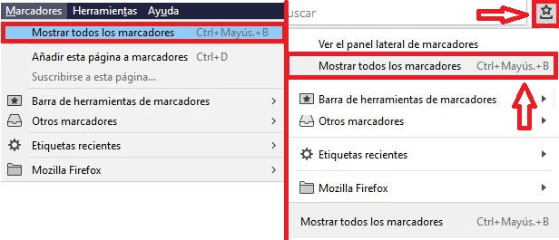 Cómo importar los marcadores de Firefox