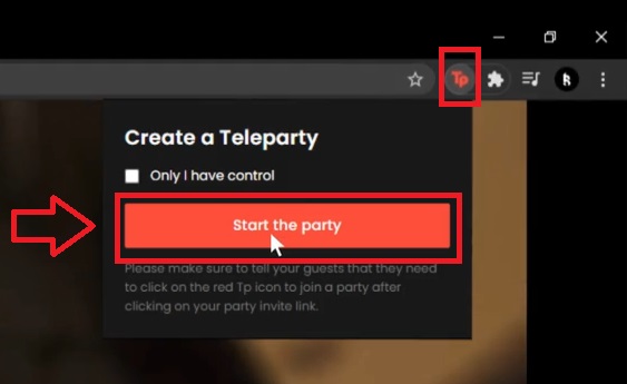 Ver un vídeo a través de Netflix Party