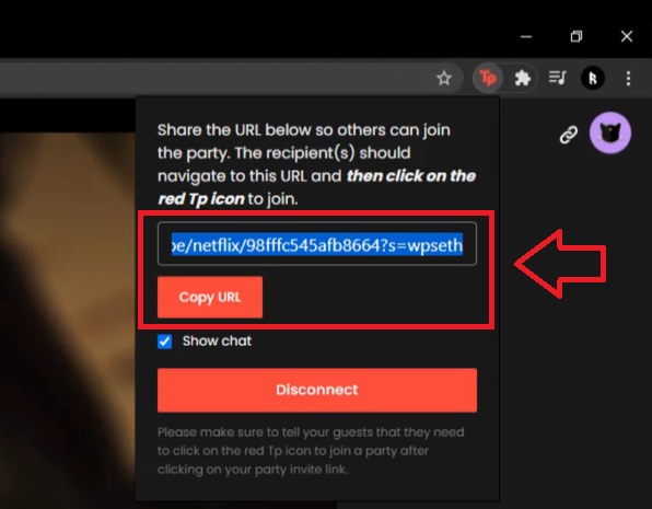 Unirte a una sesión de Netflix Party