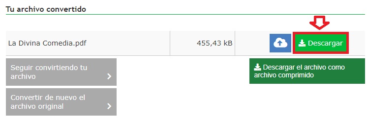 Cómo convertir un archivo EPUB a PDF