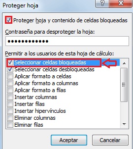Cómo bloquear celdas de Excel
