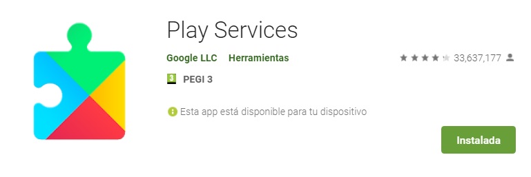 Servicios de Google Play