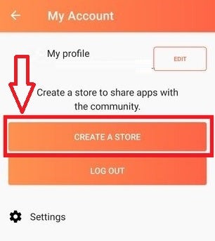 Crea una tienda en Aptoide