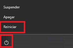Reiniciar Windows 10