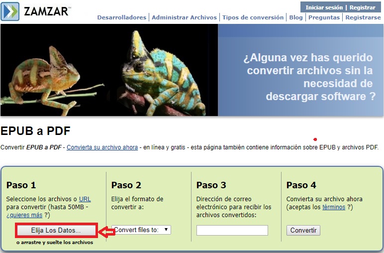 Cómo convertir un archivo EPUB a PDF