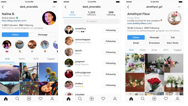 Nuevo perfil de Instagram