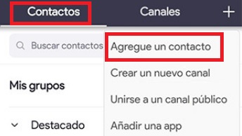 Añadir contactos  a Zoom
