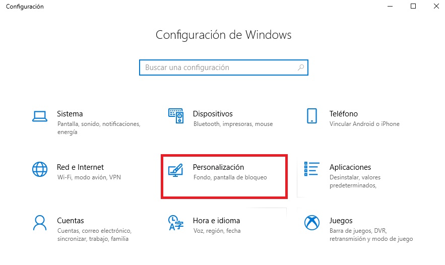 Cómo activar el salvapantallas: Windows 10