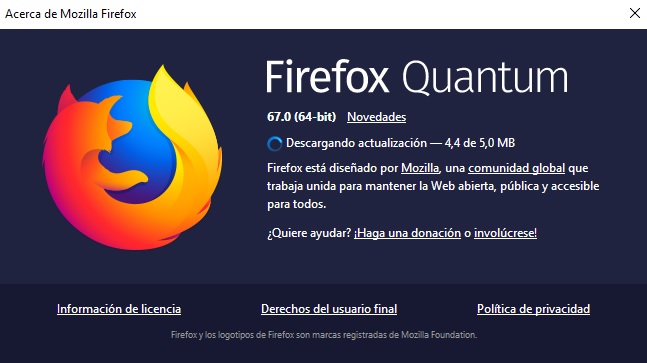 Firefox: Cómo actualizar manualmente tu navegador