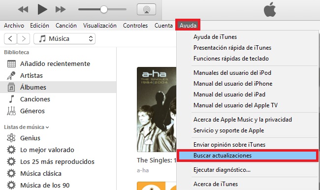 Cómo actualizar iTunes manualmente desde Windows y Mac