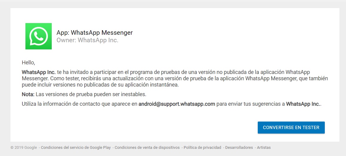 WhatsApp: Cómo actualizar la app a su última versión