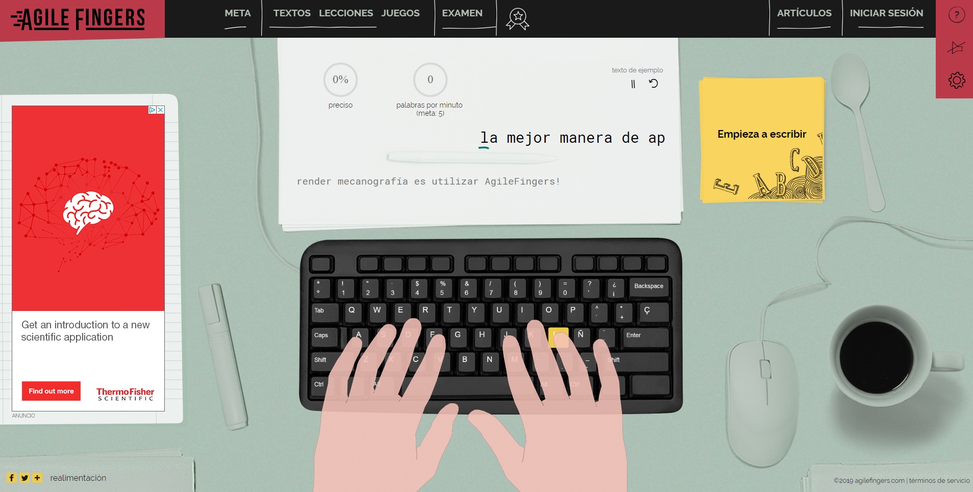 3 webs para practicar tu velocidad de escritura y aprender a escribir más rápido