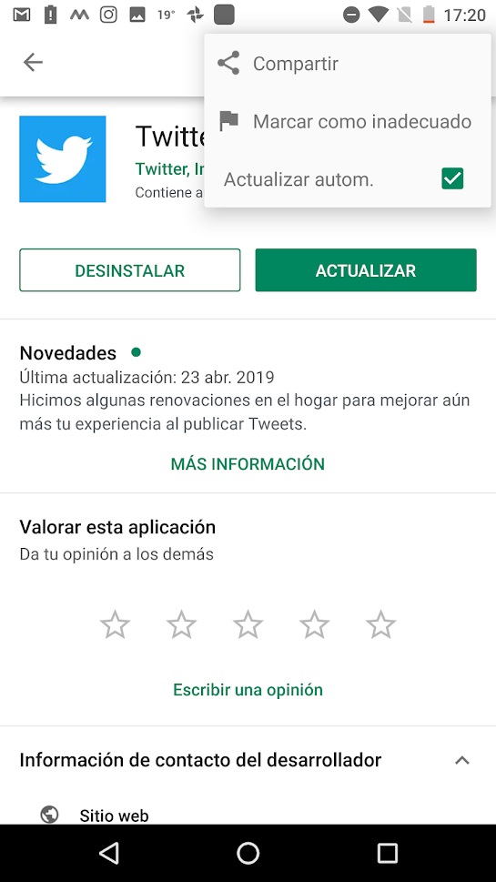 Android: cómo evitar que las apps se actualicen automáticamente