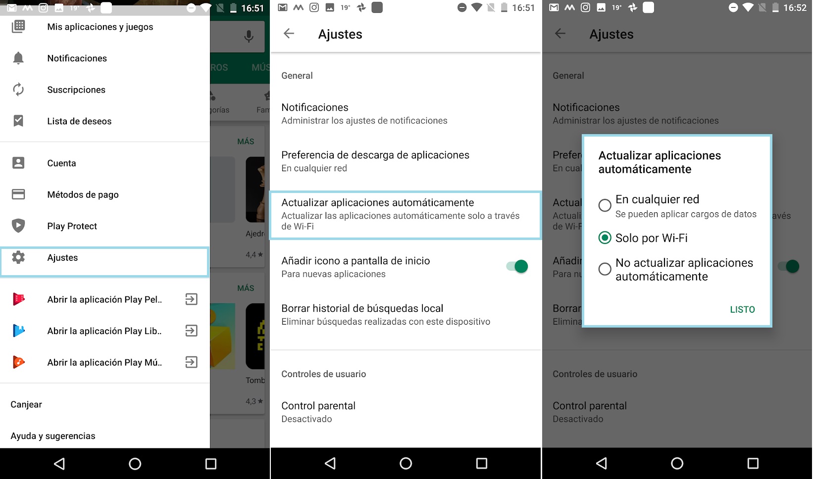 Android: cómo evitar que las apps se actualicen automáticamente